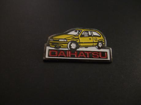 Daihatsu Charade Japans automerk geel model